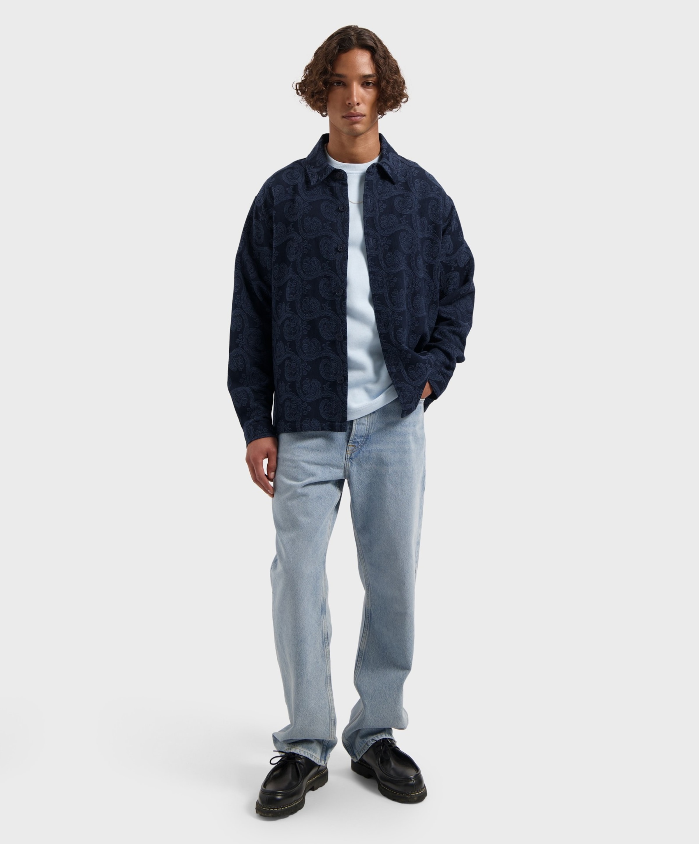 Law of the Sea Heren overshirt blauw