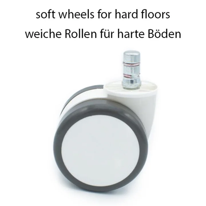 Wilkhahn - AT 187/71 Mesh Bürodrehstuhl mit Sitztiefenverlängerung, weiss / hellgrau (Hartboden)