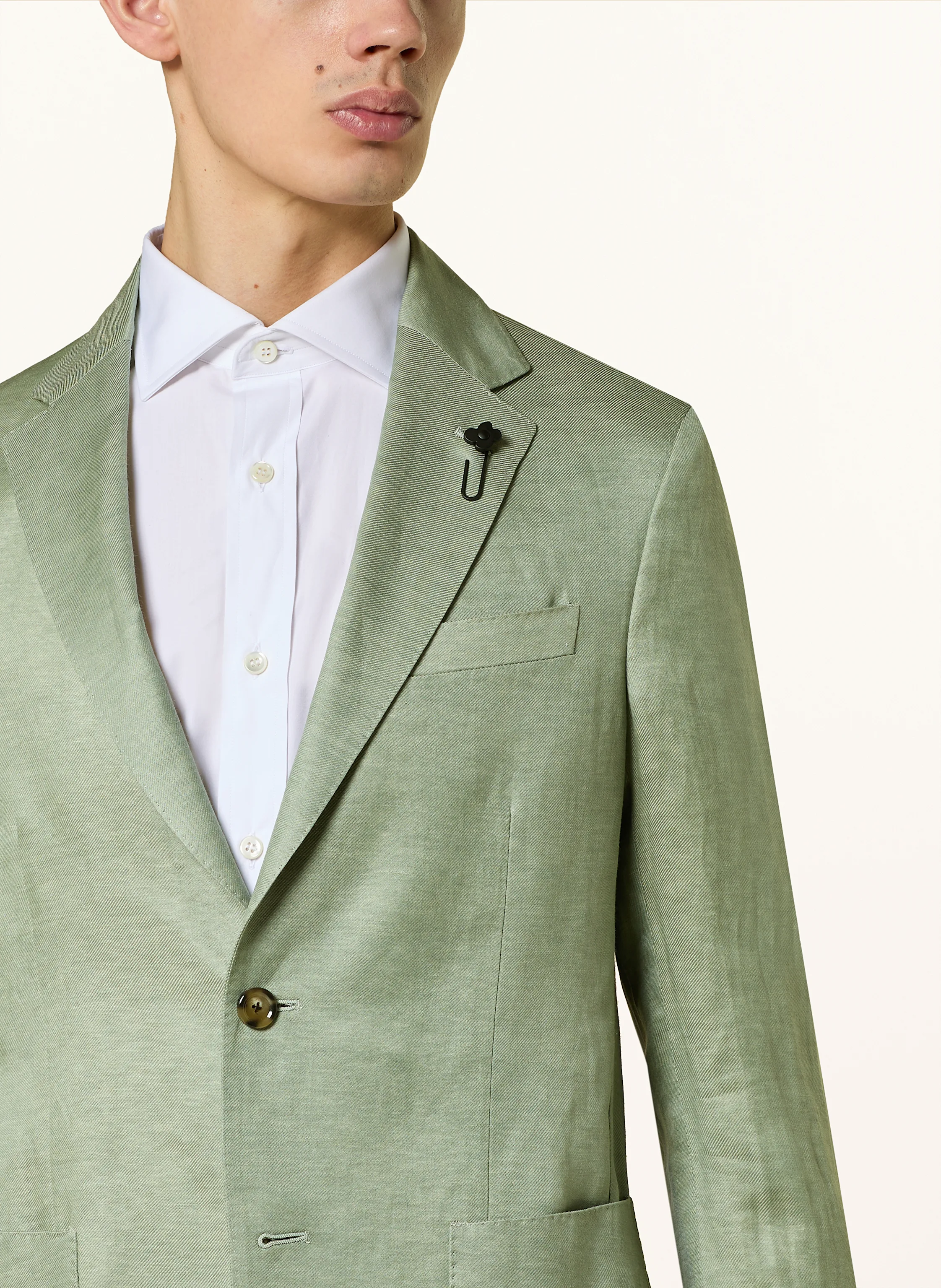 LARDINI Anzugsakko Extra Slim Fit aus Leinen