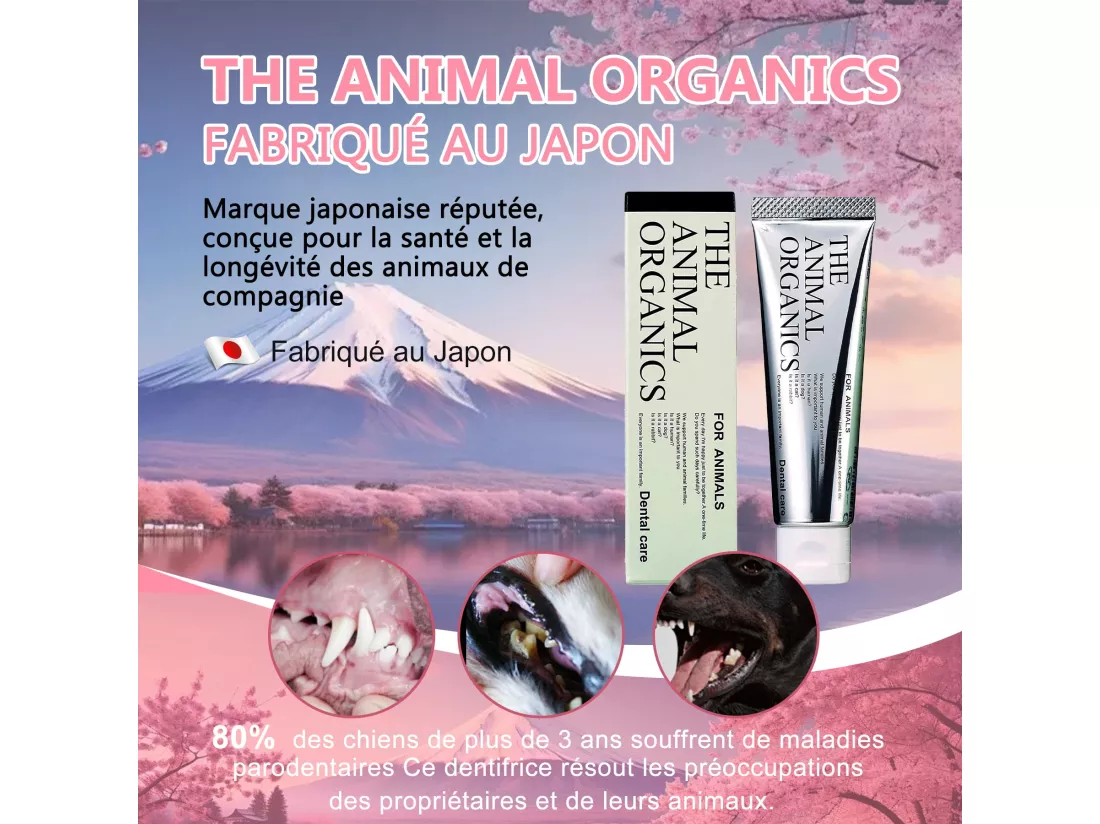 Dentifrice pour cheins 30g, Procure une haleine fraîche, Soins Dentifrice Contre La Mauvaise Haleine, Prevenir le tartre dentaire