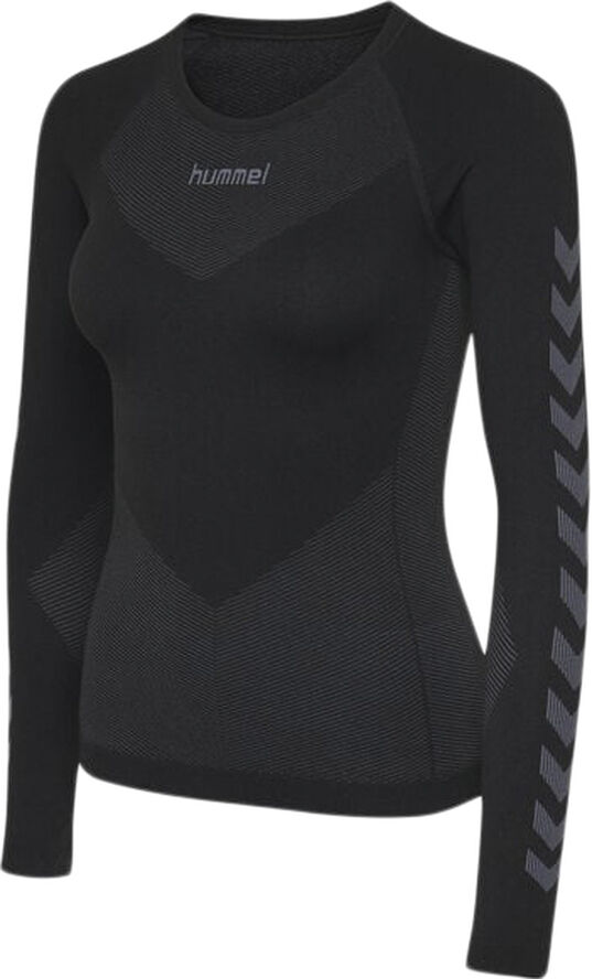 Hummel First Seamless Jersey L/S Sort