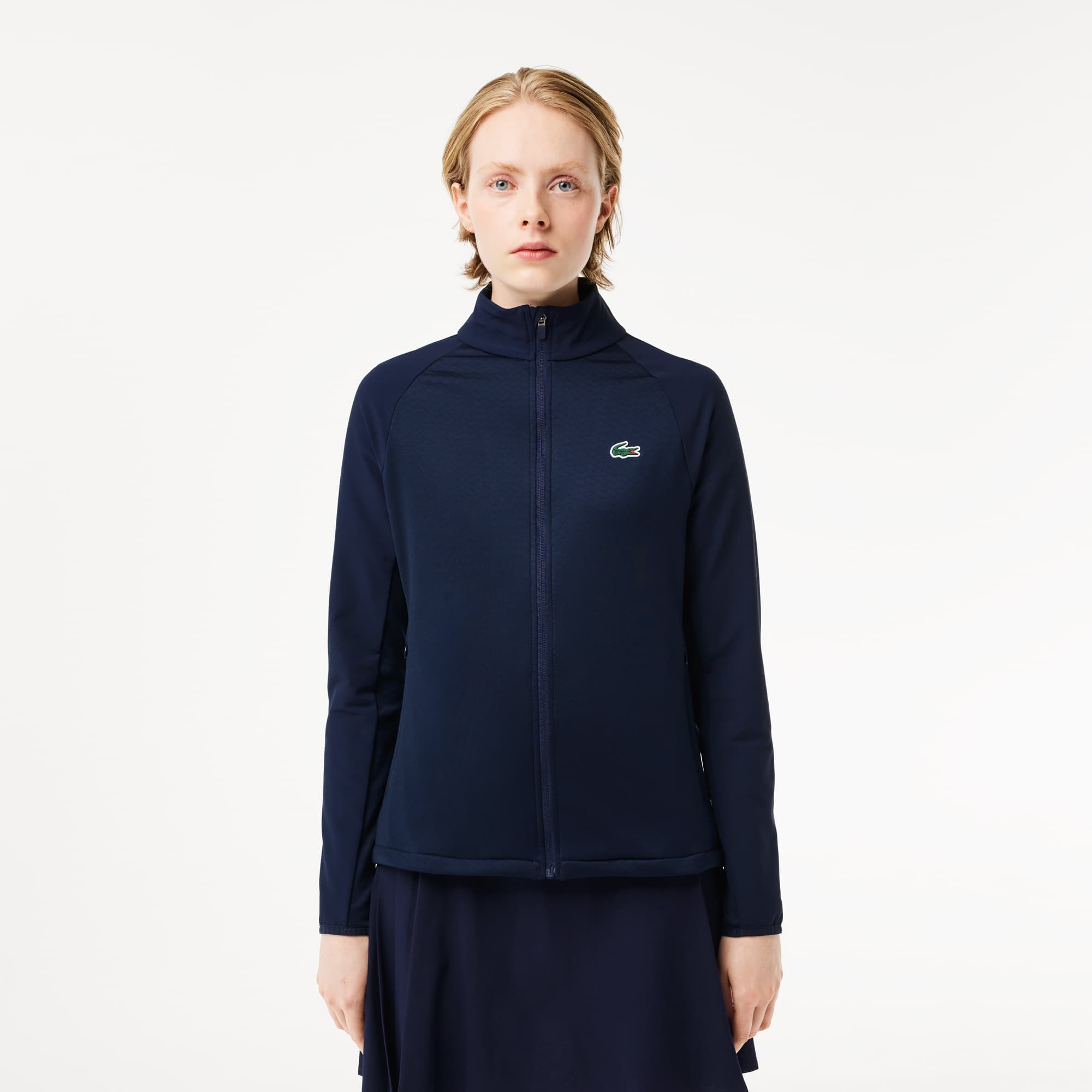Veste mid-layer Golf slim fit en polaire Sweatshirts - Bleu - Lacoste - Femme