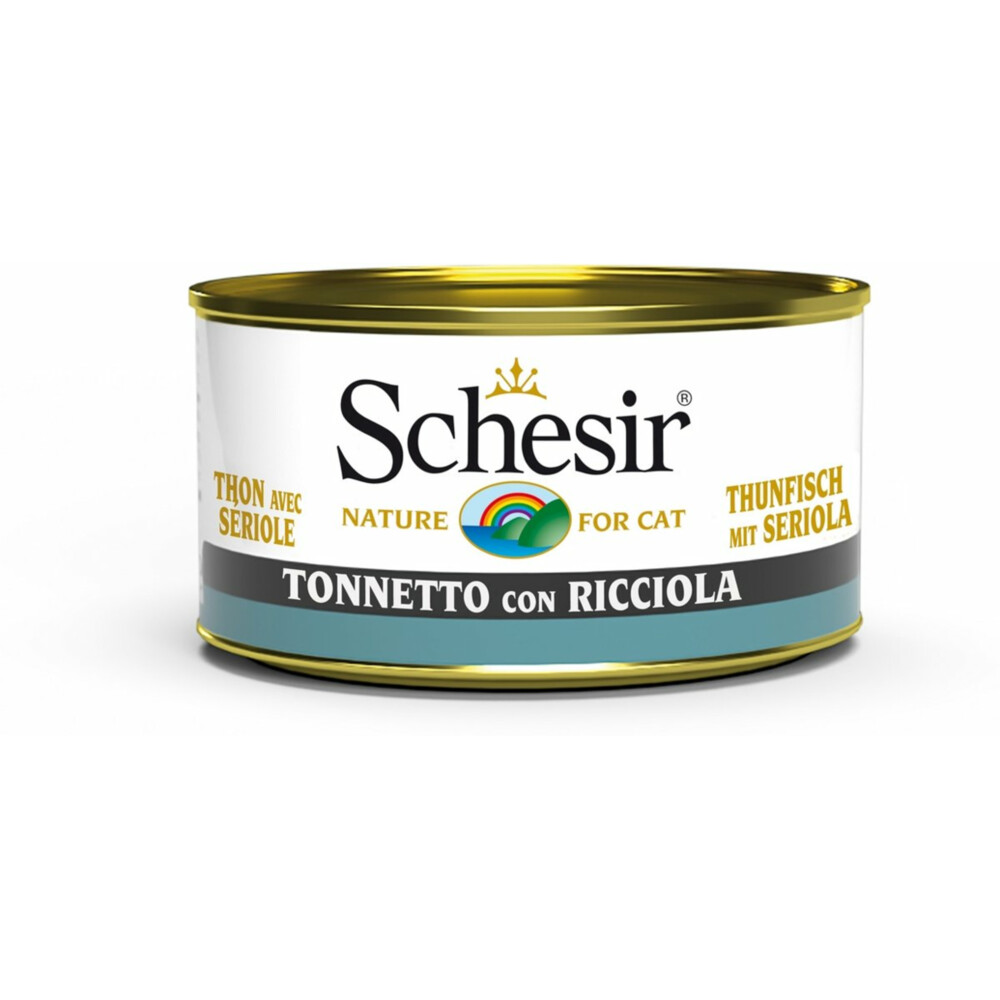 Schesir Kattenvoer Tonijn en Barnsteenmakreel85 gr