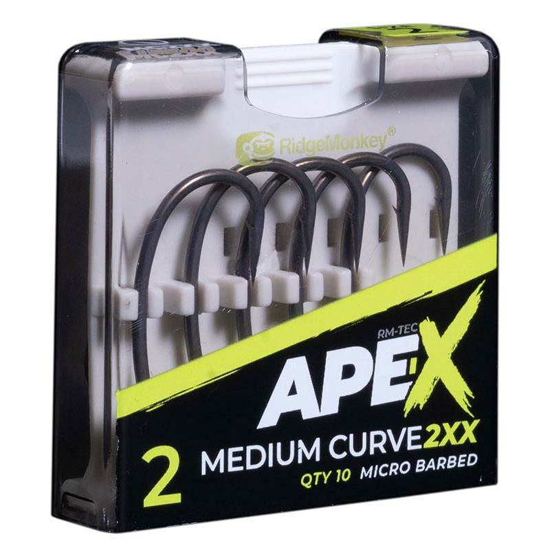 Hameçon Carpe Ridge Monkey Rm-Tec Ape-X Medium Hooks 2Xx