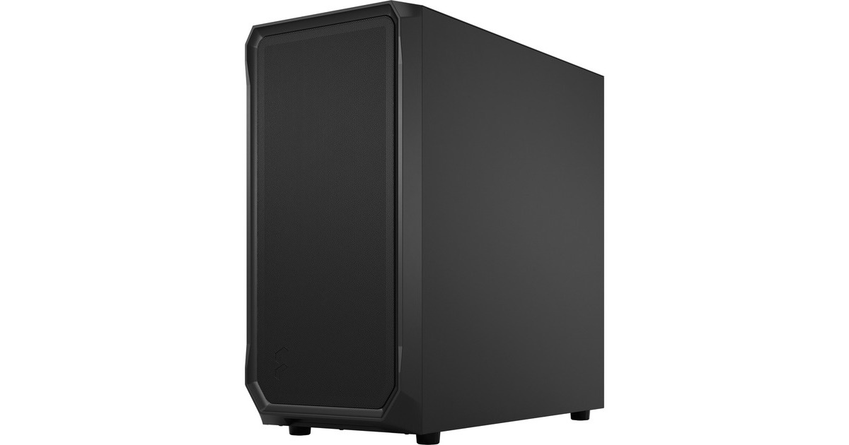 Fractal DesignFocus 2 Black Solid midi tower behuizing  (Zwart | 2x USB-A)