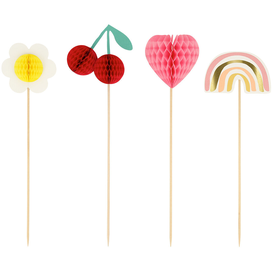 Meri meri taartversiering vrolijke figuurtjes