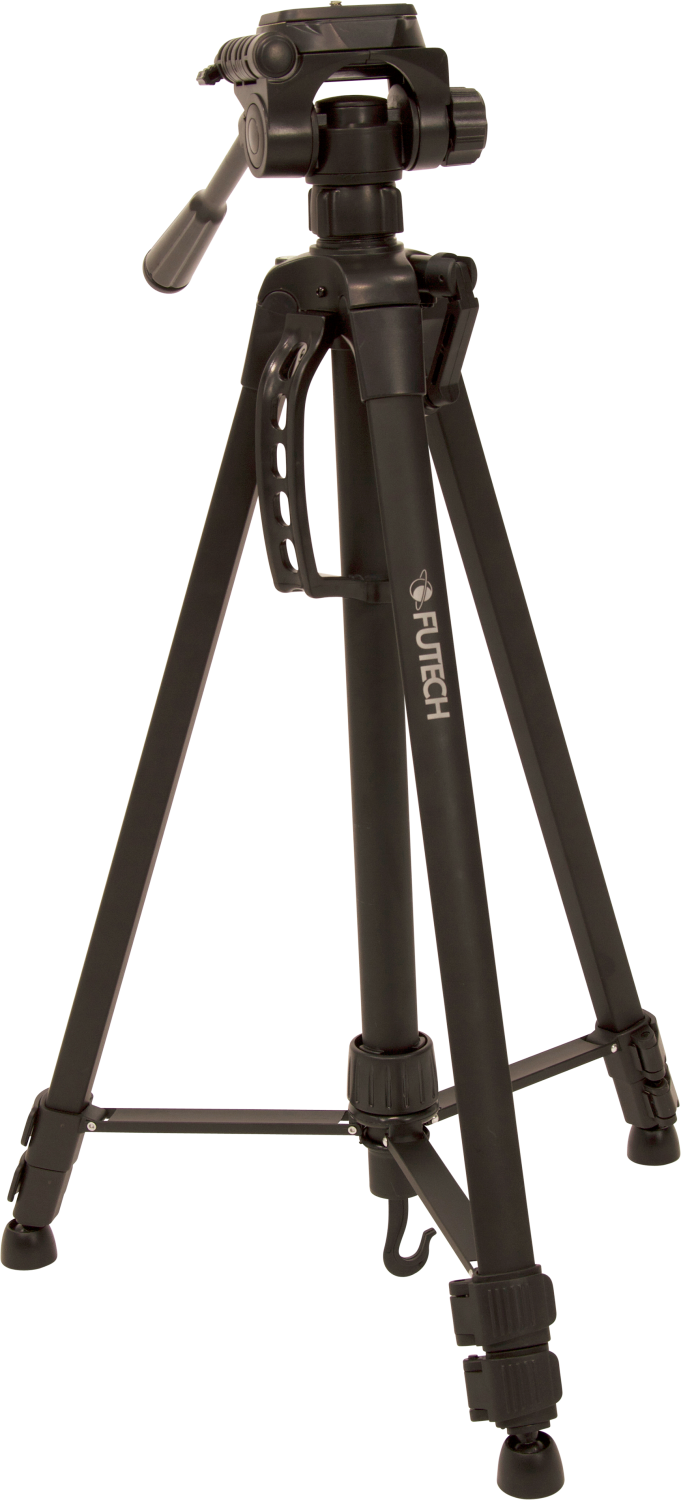 Futech 092.160 Statief Light Duty - verstelbaar - 50-160cm - Kantbare kop - 1/4