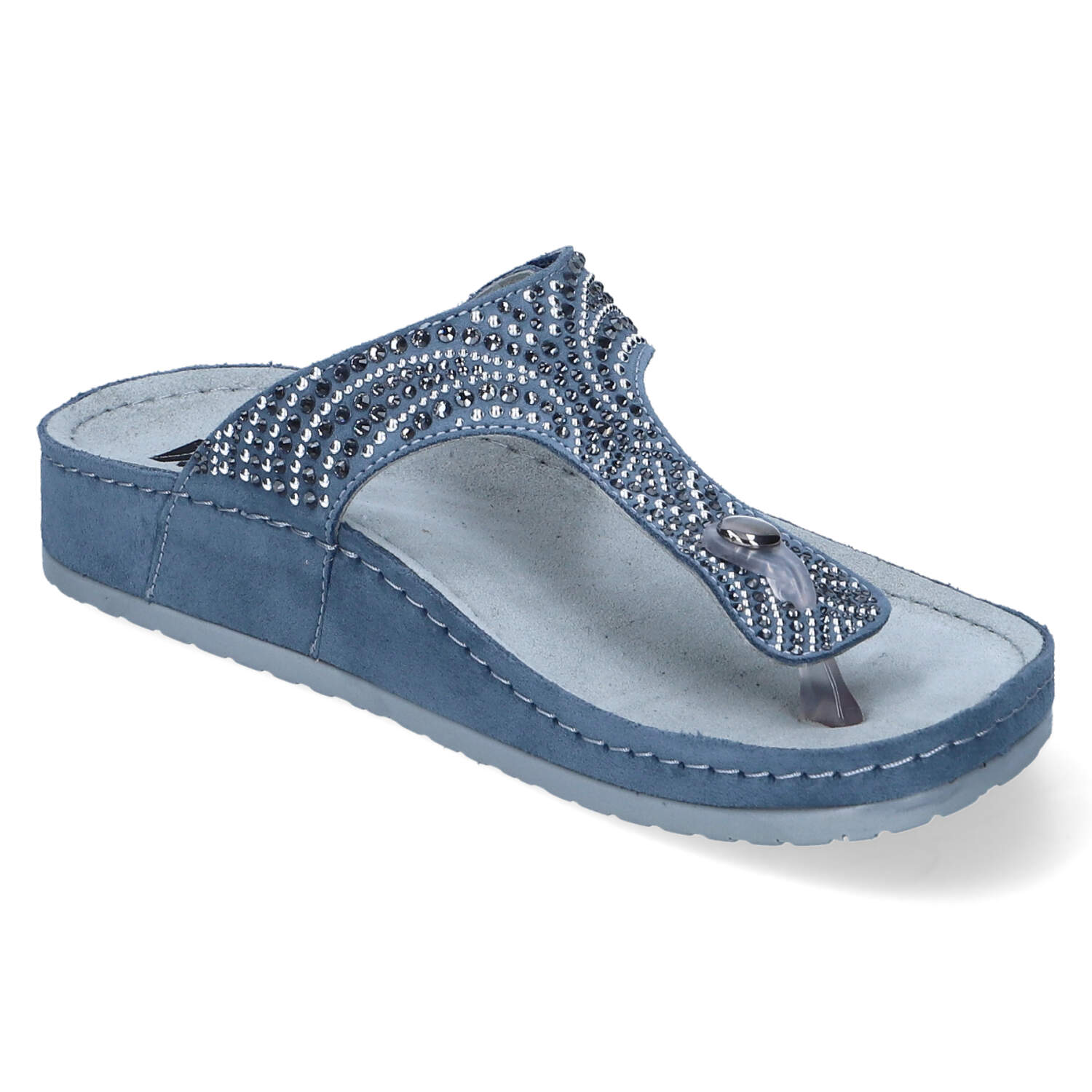 Kaerlek Zehentrenner - jeans blue