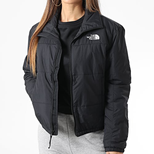 Veste Zippée Femme Crop Gosei Puffer A491J Noir