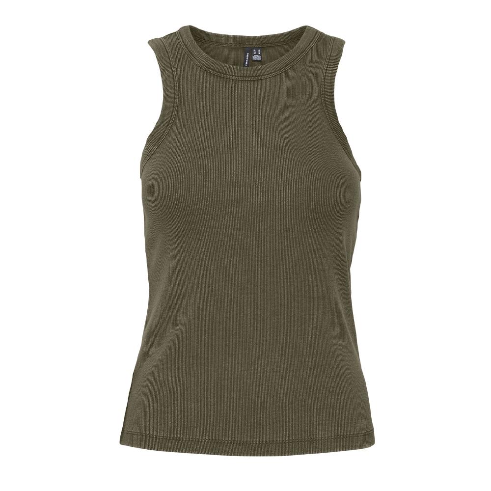 Vero Moda Débardeur Kaki Femme Vero Moda Washed