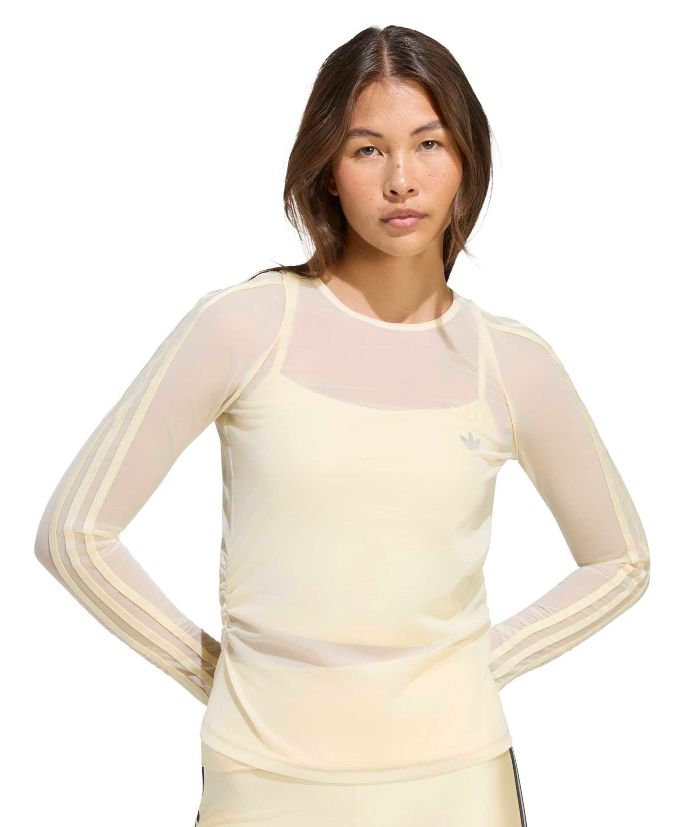 Adidas Dames t-shirt ecru