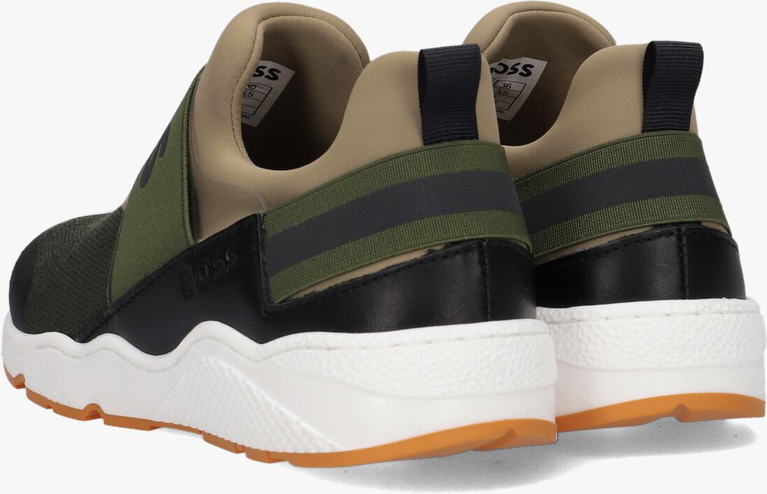 BOSS KIDS groene boss kids lage sneakers baskets