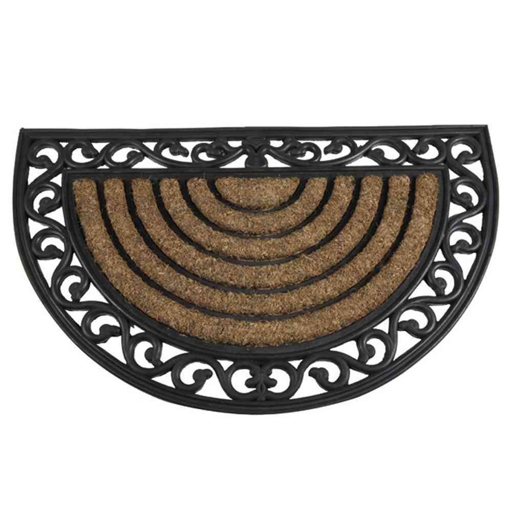 Gummimatte IMPALLA - schwarz-beige - 45x75 cm