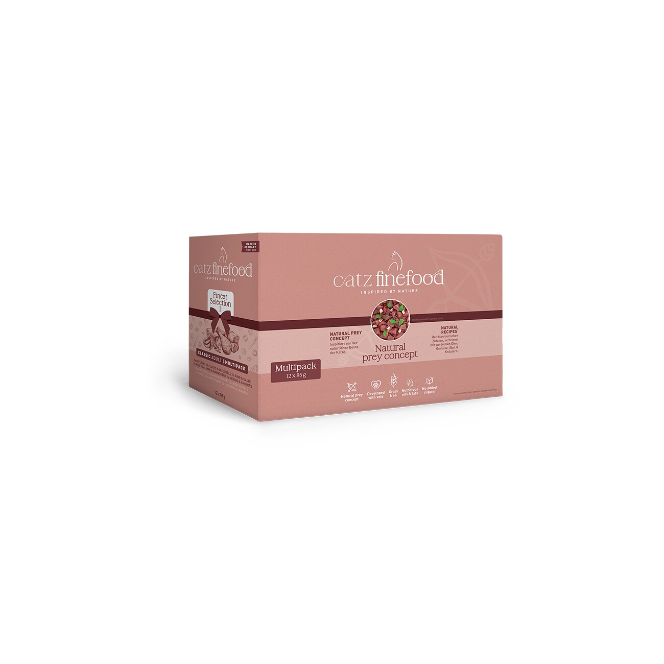 Catz finefood Nassfutter Katze Classic Collection Adult 12x85 g Multipack 1