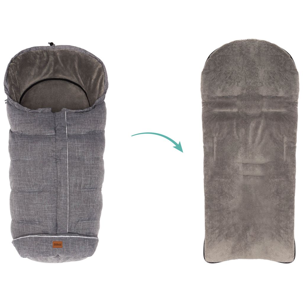 fillikidfillikid   Fusssack Kibo hellgrau melange