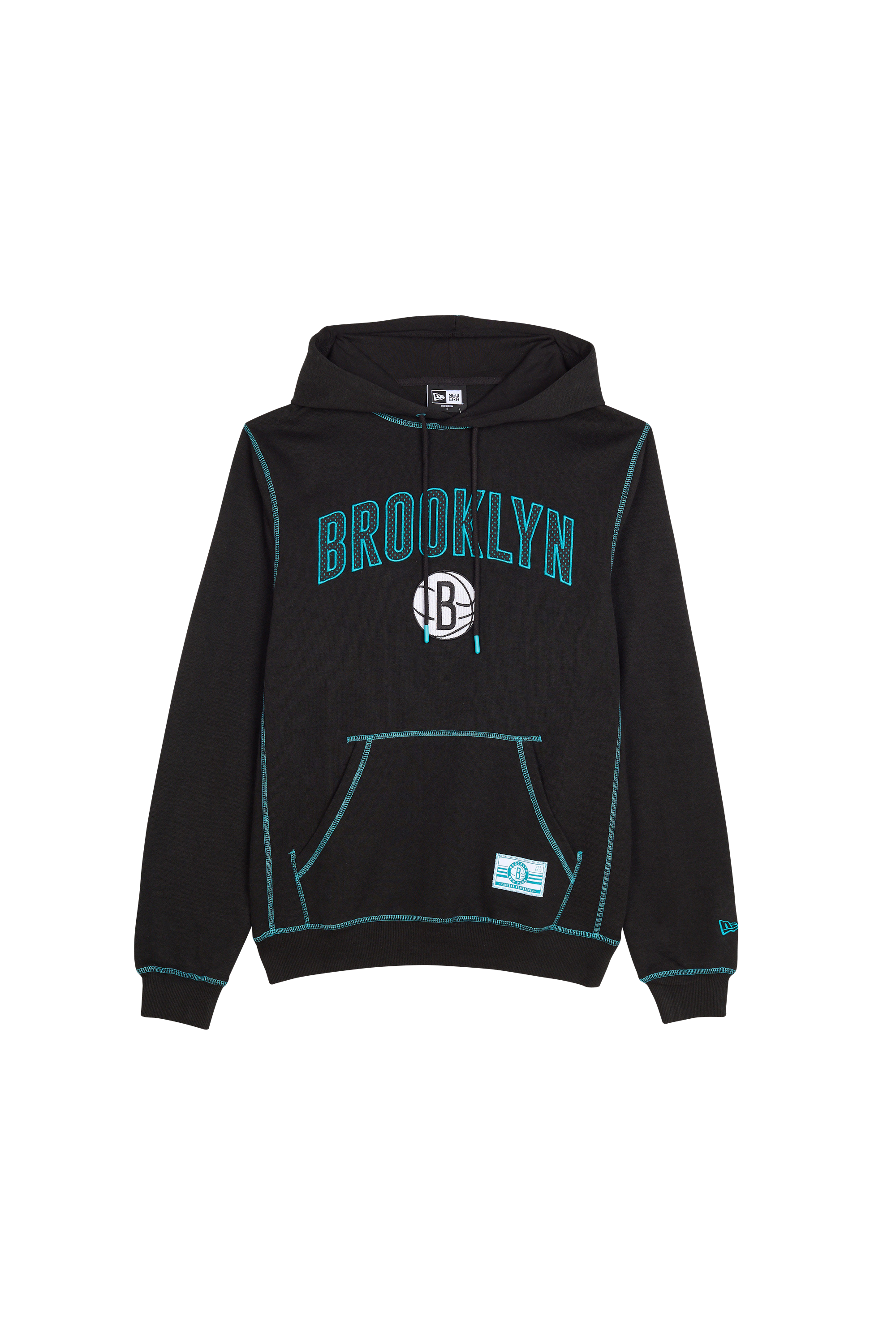 NEW ERA Hoodie  NBA23  BROOKLYN N Noir