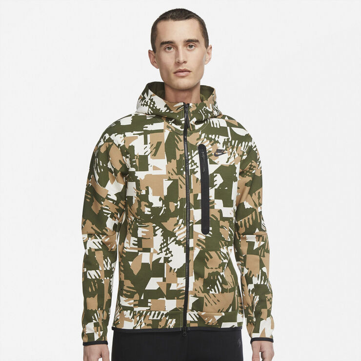 Nike Sportswear Tech Fleece Haettetroje Grøn