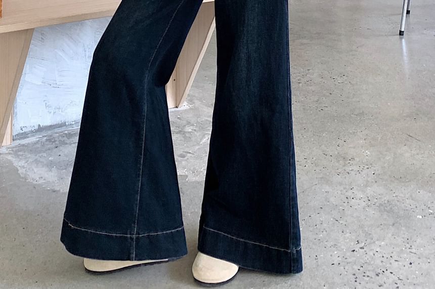 Strawolf - High-Rise Boot-Cut Jeans