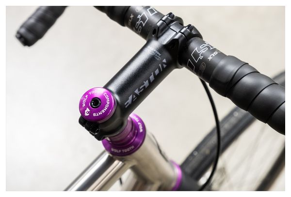 Expandeur Wolf Tooth Compression Plug with Integrated Spacer Stem Cap 1 1/8'' Violet