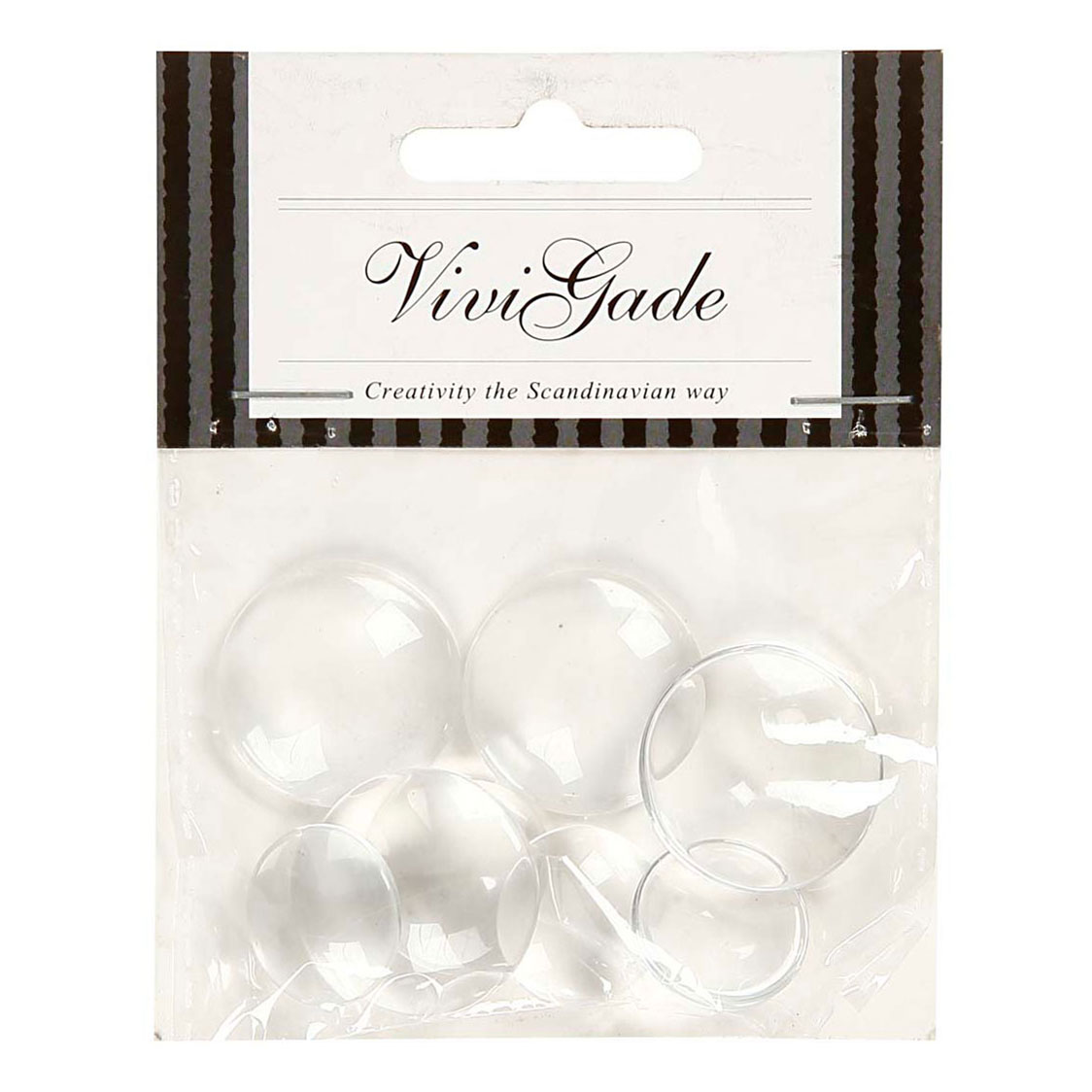 Ronde Cabochons met Platte Achterkant, 8st.