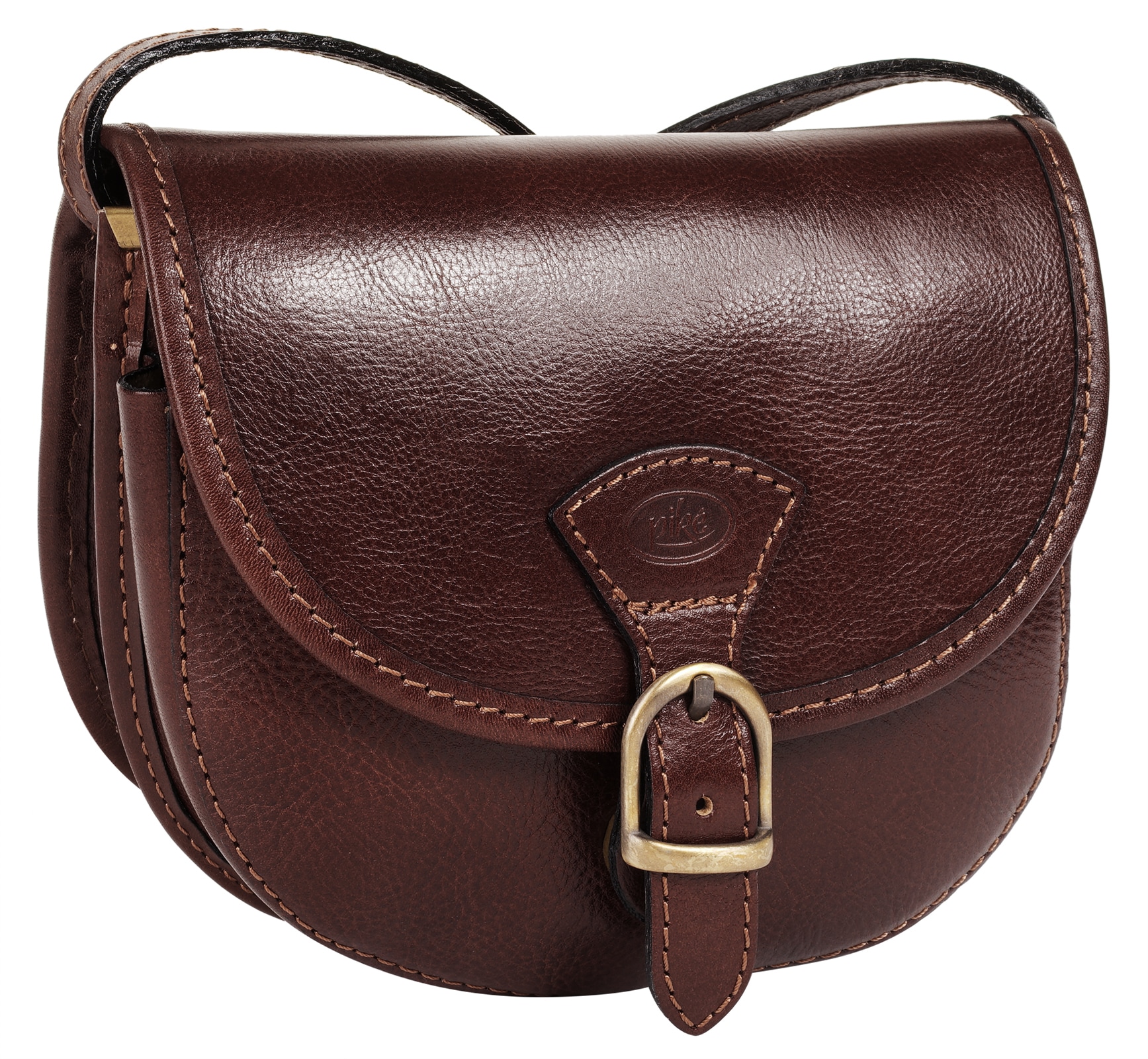 Piké Umhängetasche echt Leder, Made in Italy