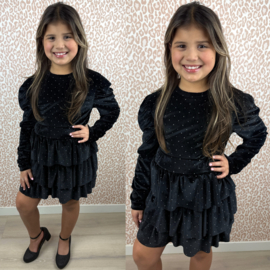 Looking sparkly set - black
