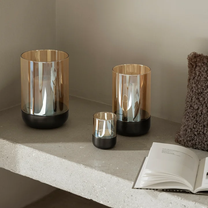 Blomus - Calma Windlicht, Ø 12 cm, klar / magnet