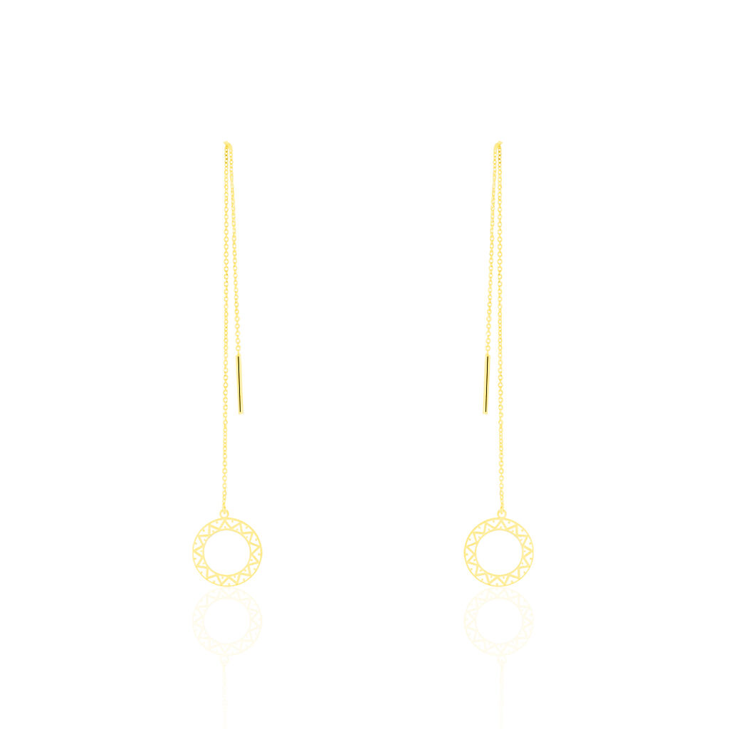 Boucles D'oreilles Pendantes Florent Or Jaune
