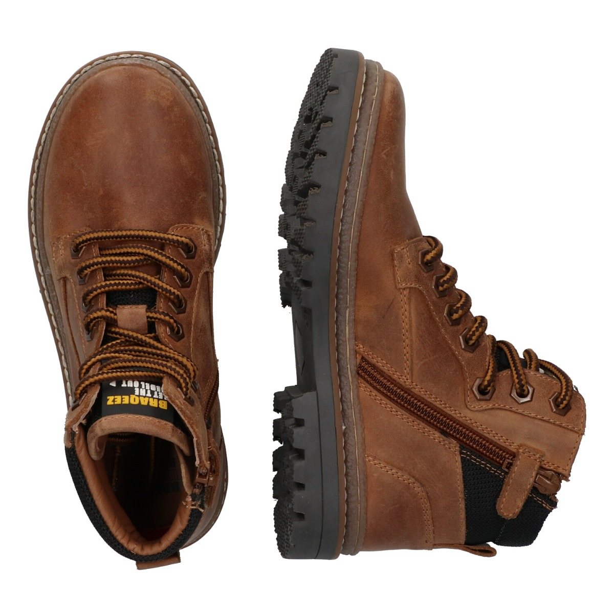 Harvey Hike - Veterboots Braqeez Oranje