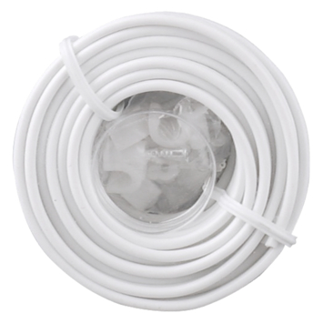 Byron deurbel montageset 9 meter snoer en clips