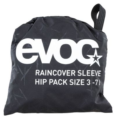 Housse de Pluie Evoc Hip Pack 3-7 L Noir