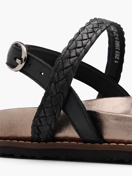 5th Avenue Sandale Schwarz