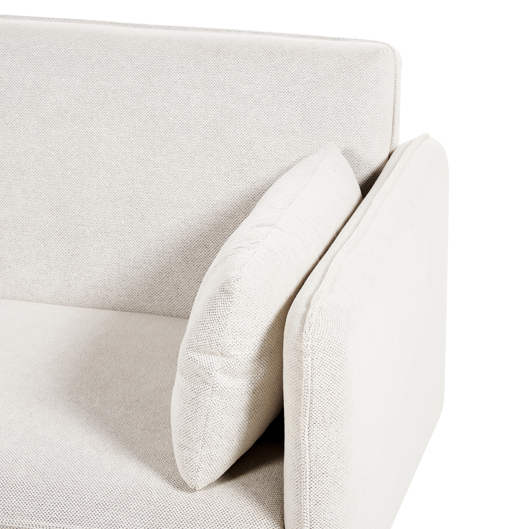 Beliani - ASAA - Slaapbank - Gebroken wit - Polyester