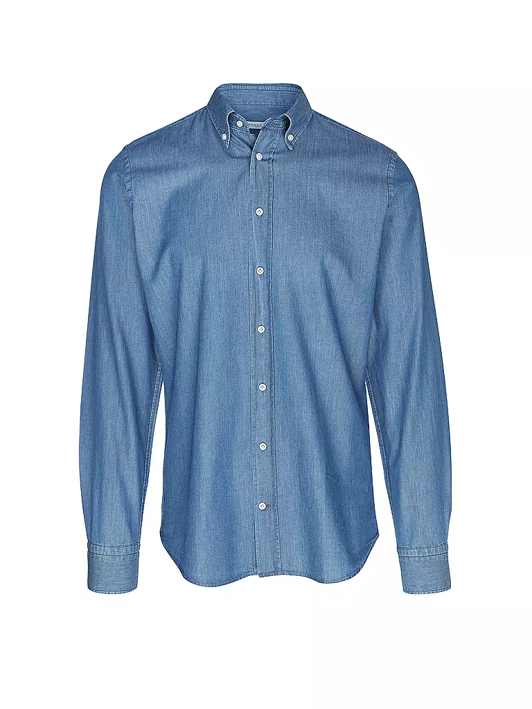 PROFUOMO Jeanshemd blau