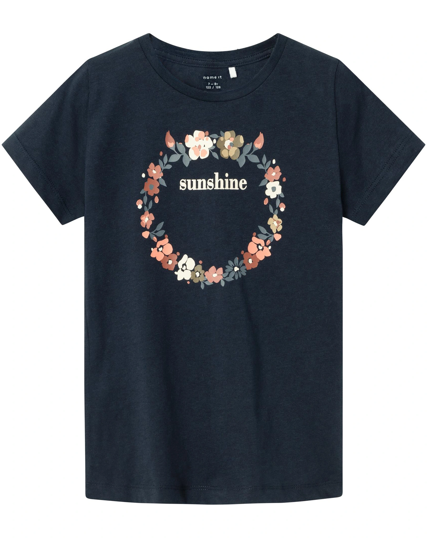 T-Shirt NKFNOSTER SUNSHINE in dark sapphire