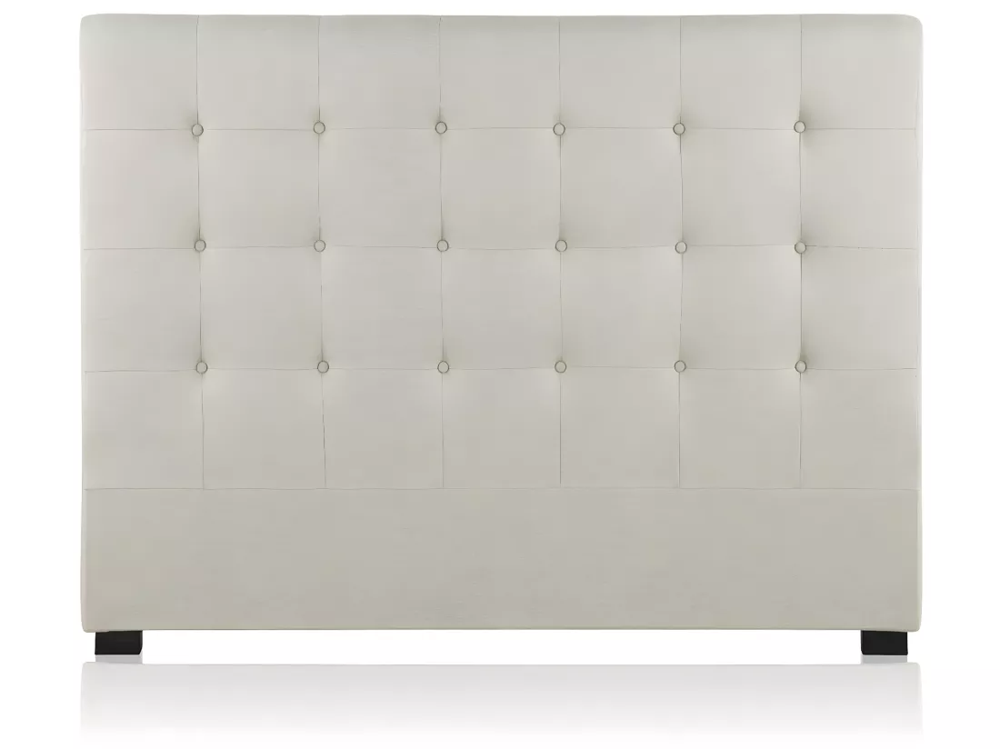 Tête de lit capitonnée Premium Tissu 160cm Beige
