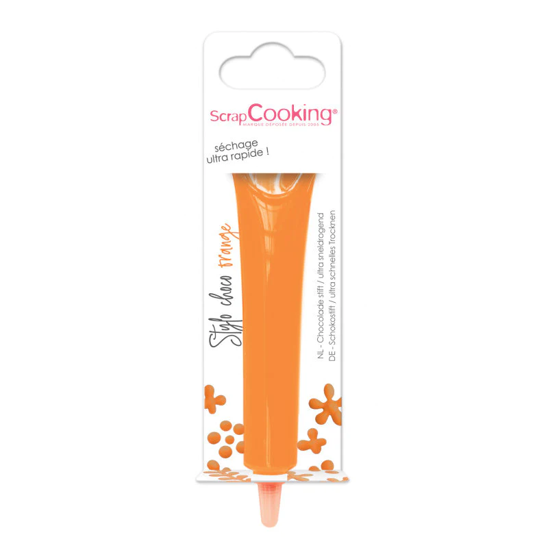 Stylo goût chocolat orange 25g Scrapcooking