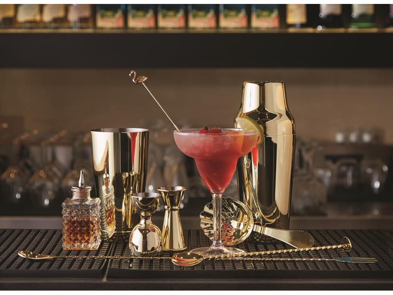 Paderno Cocktail-Doppelmass 40/20 ml, Grau/Schwarz Cocktail-Messbecher