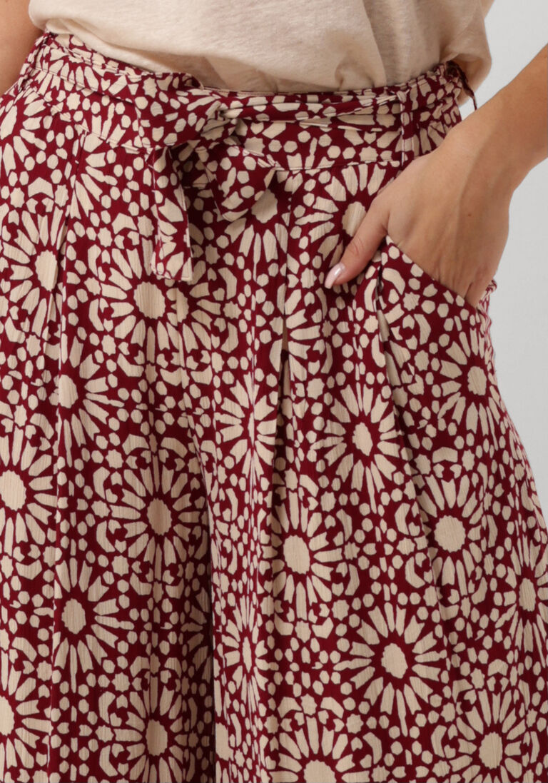 BY-BAR bordeaux by-bar wijde broek wanda sunflower pants