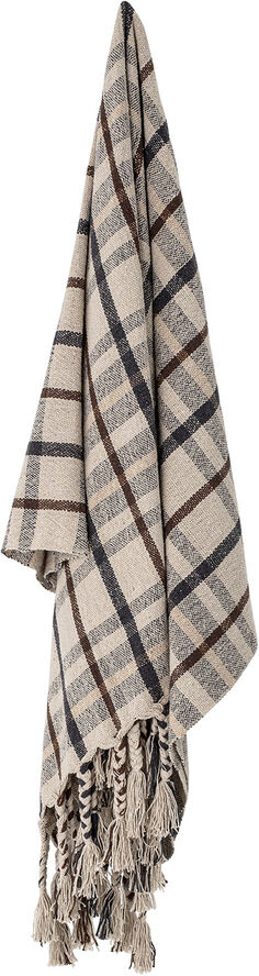 Bloomingville Plaid, natur, genanvendt bomuld Natur