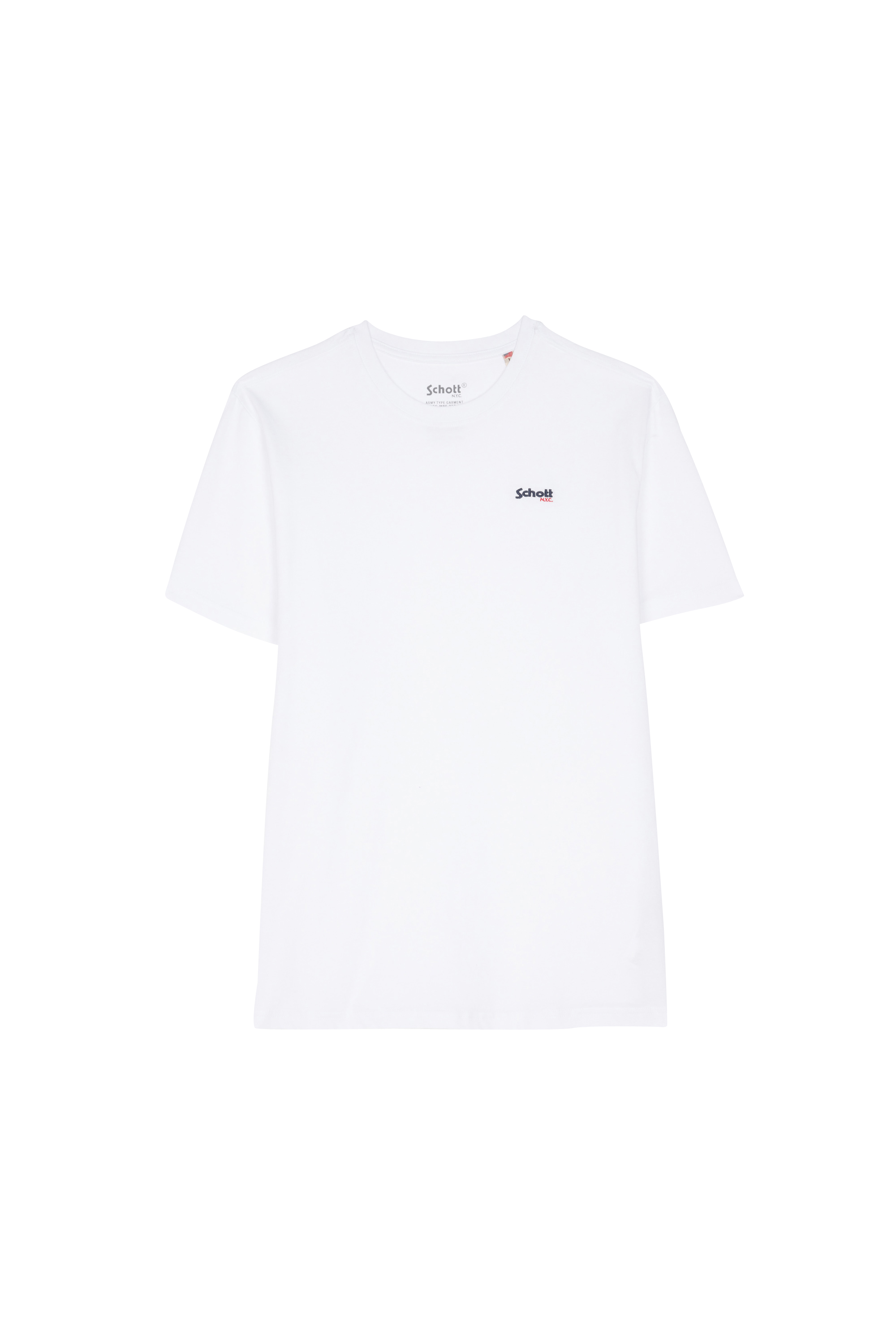 SCHOTT T-shirt TSLOGOCASUAL Blanc