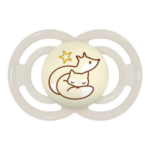Lot de 2 sucettes Perfect animaux dès 6 mois Planet Love Night - Coloris aléatoire - MAM