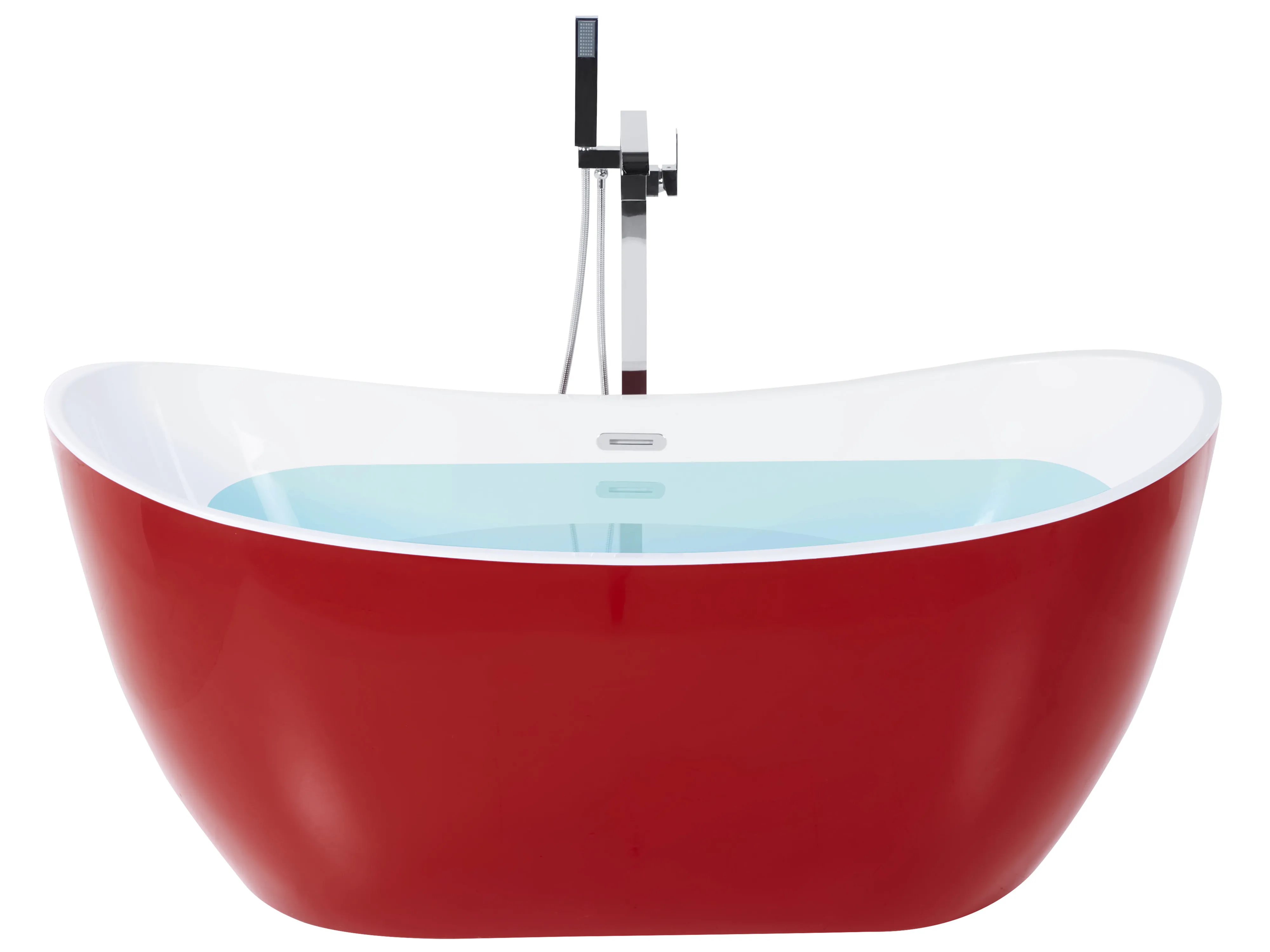 Vrijstaand bad ANTIGUA 150 x 75 cm Rood
