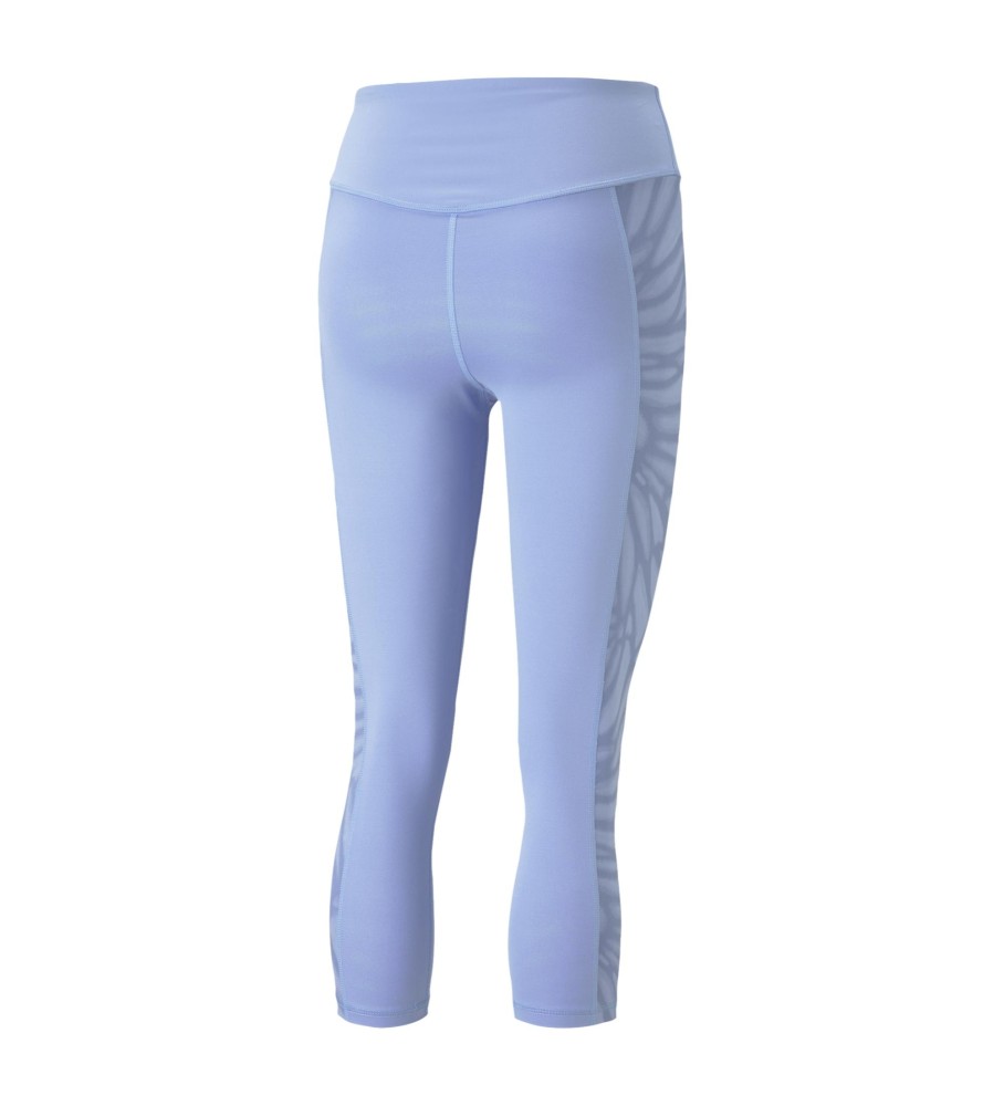 Legging Puma Train Favorites AOP Cintura Alta 3/4 lilás