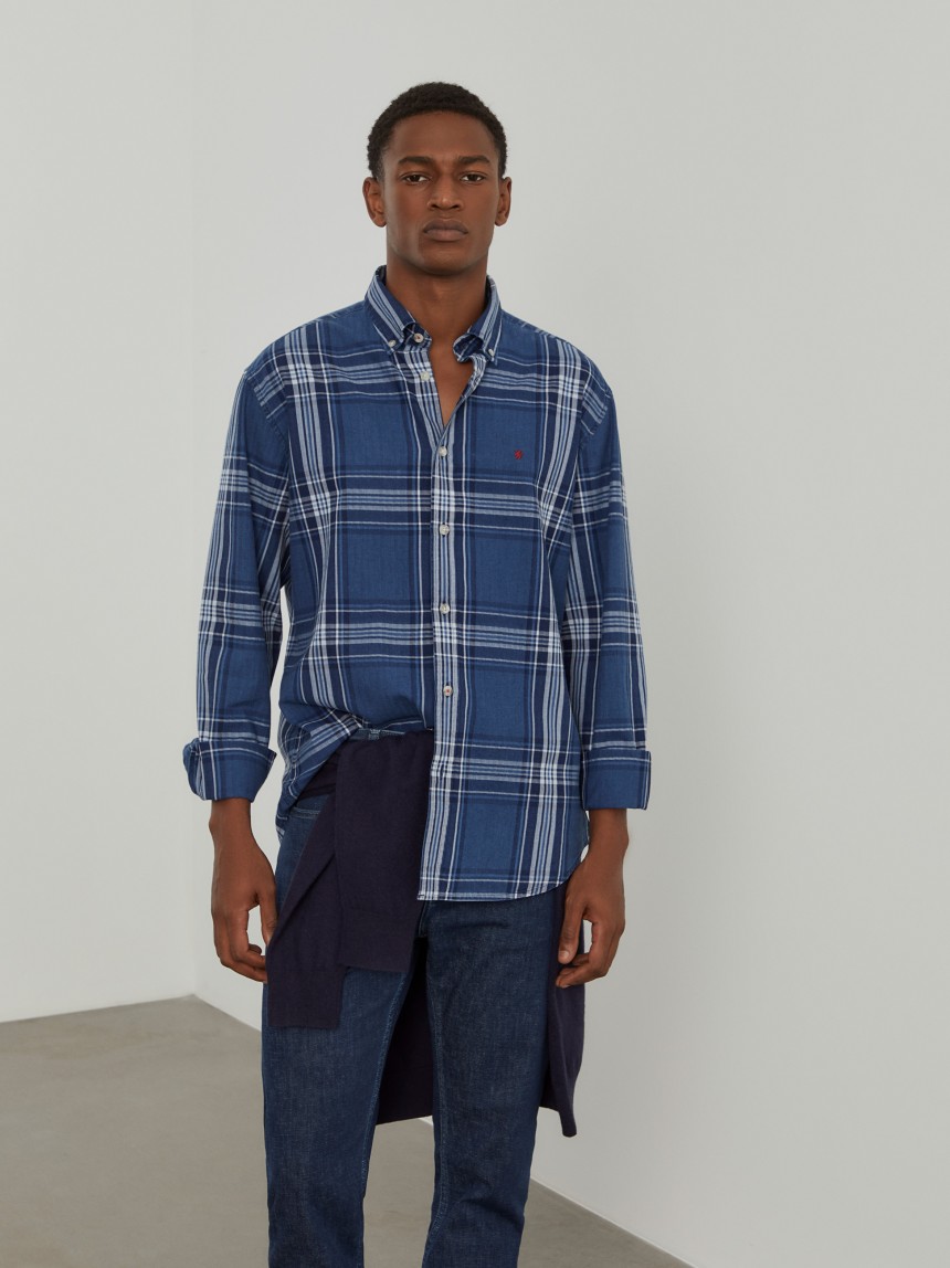 Camisa xadrez regular fit