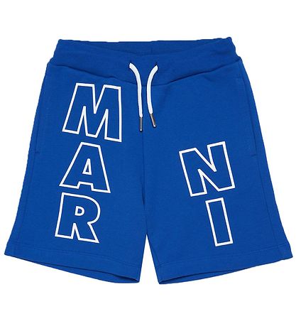 Marni Sweatshorts - Blau m. Weiß
