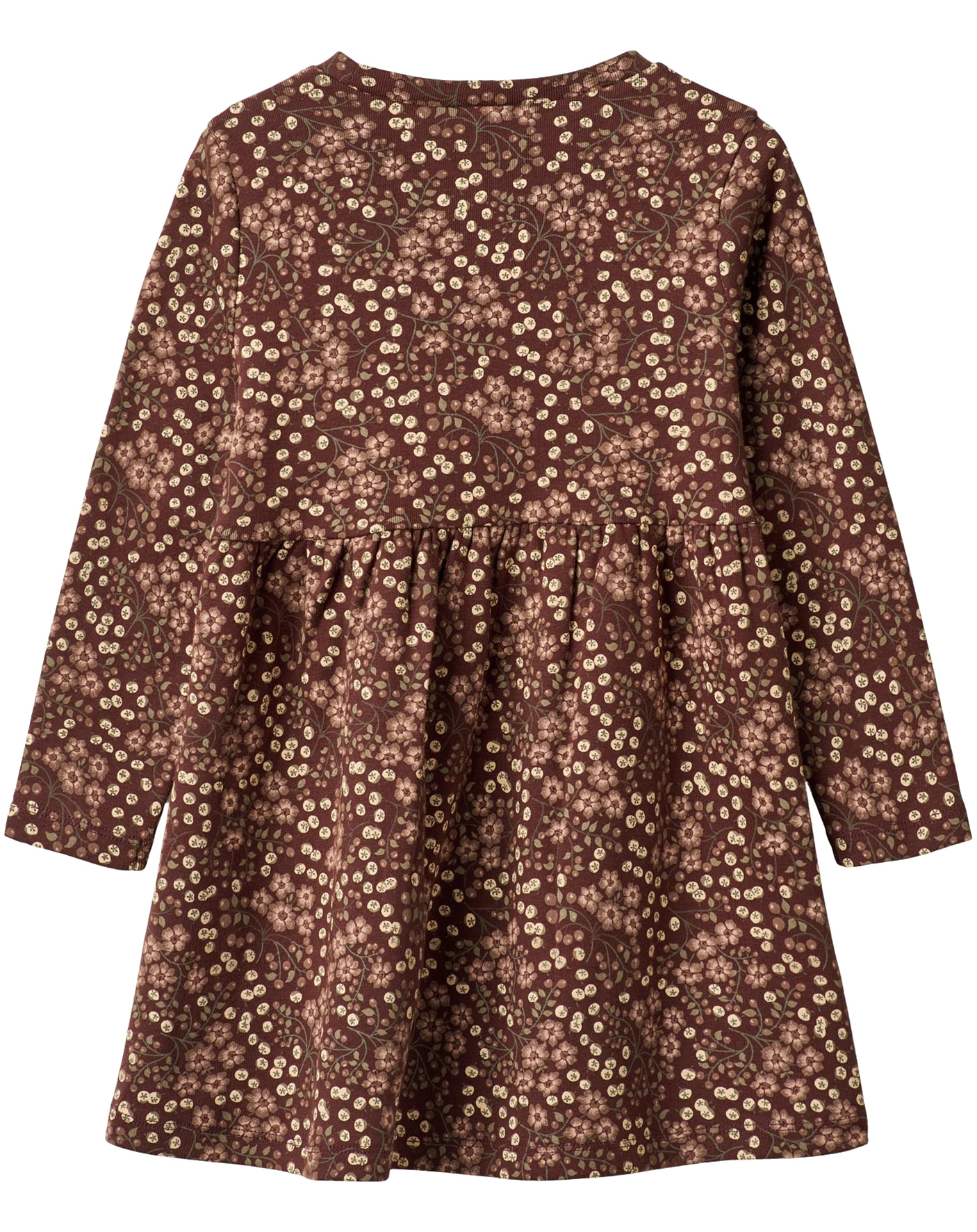 Langarm-Kleid SESSA BERRIES in aubergine