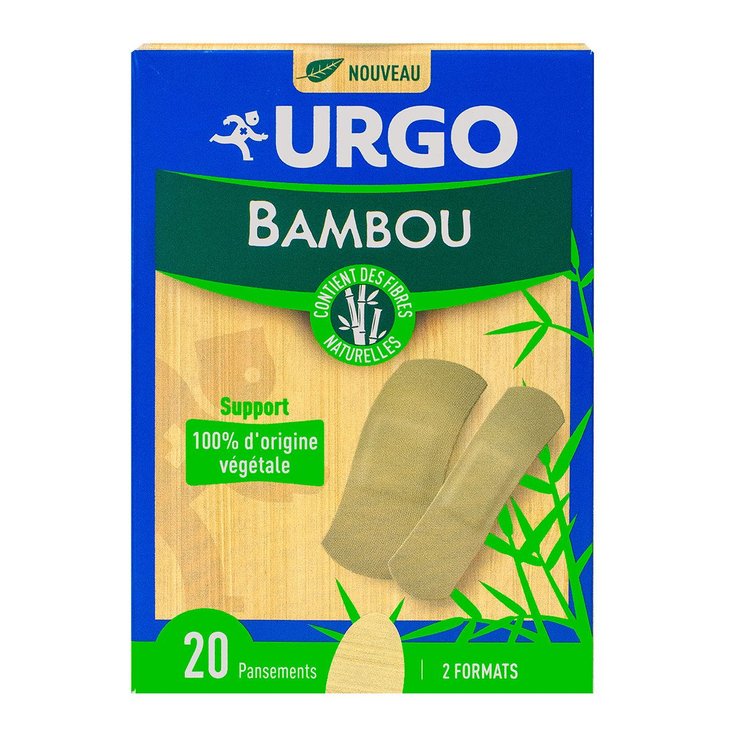 Bambou 2 formats origine végétale 20 pansements