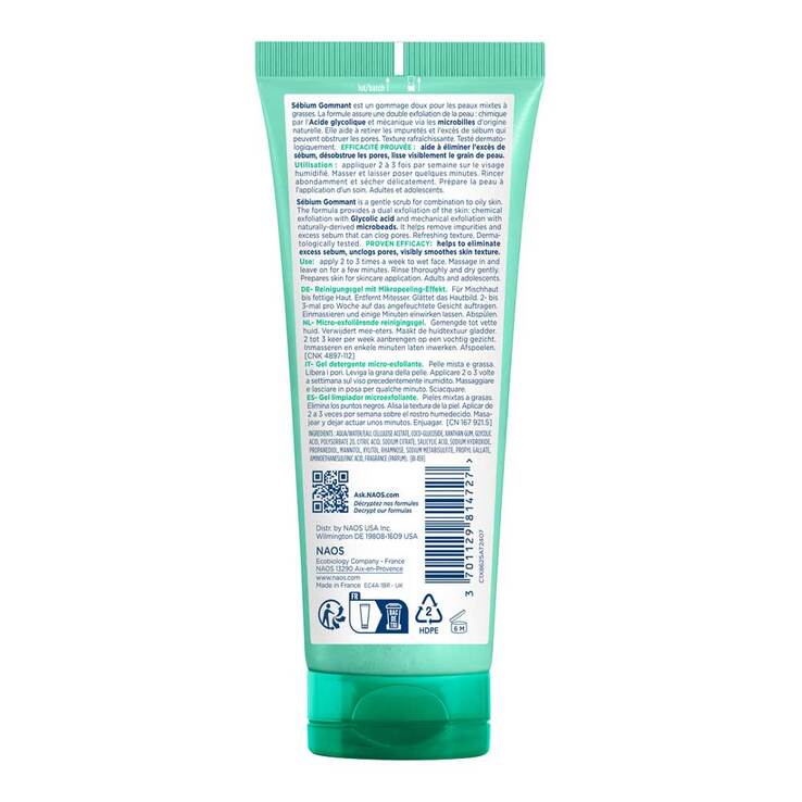 Bioderma Sebium Gommant Peeling Gel, 75 ml