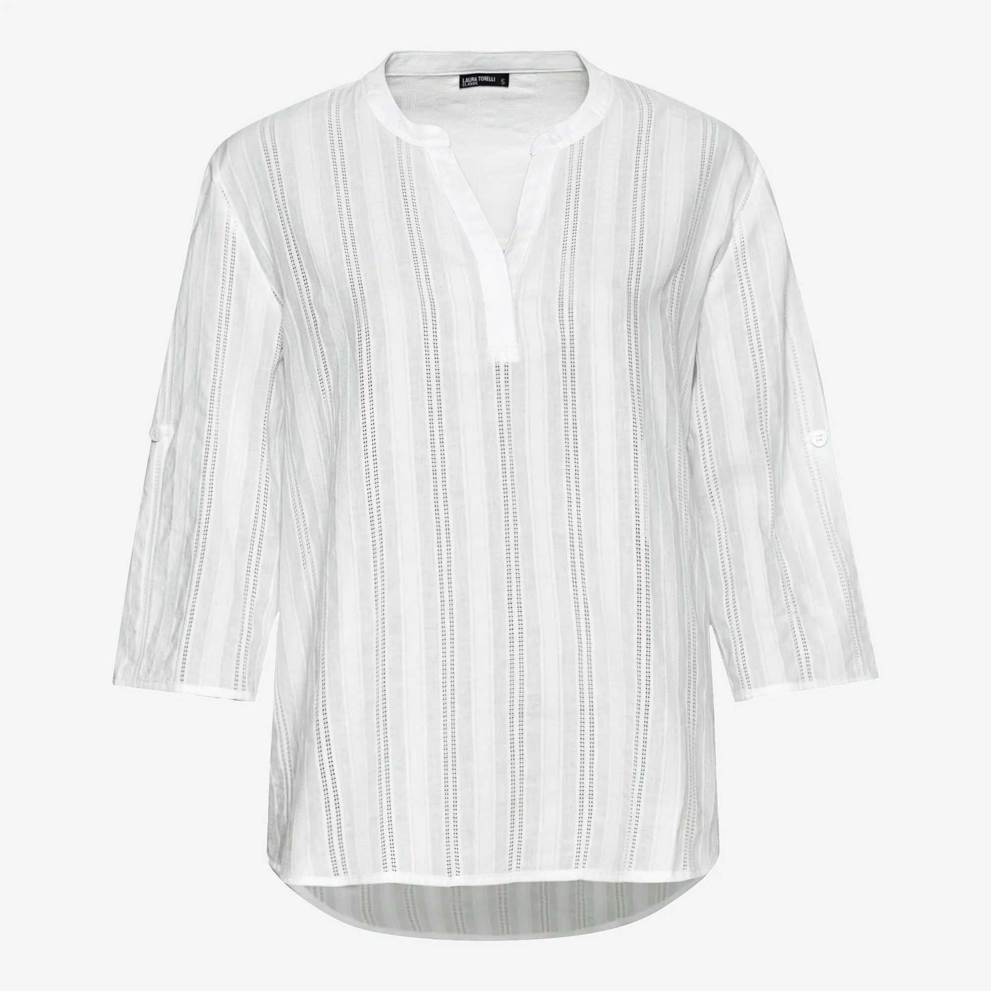 Damen-Bluse mit Struktur-Muster